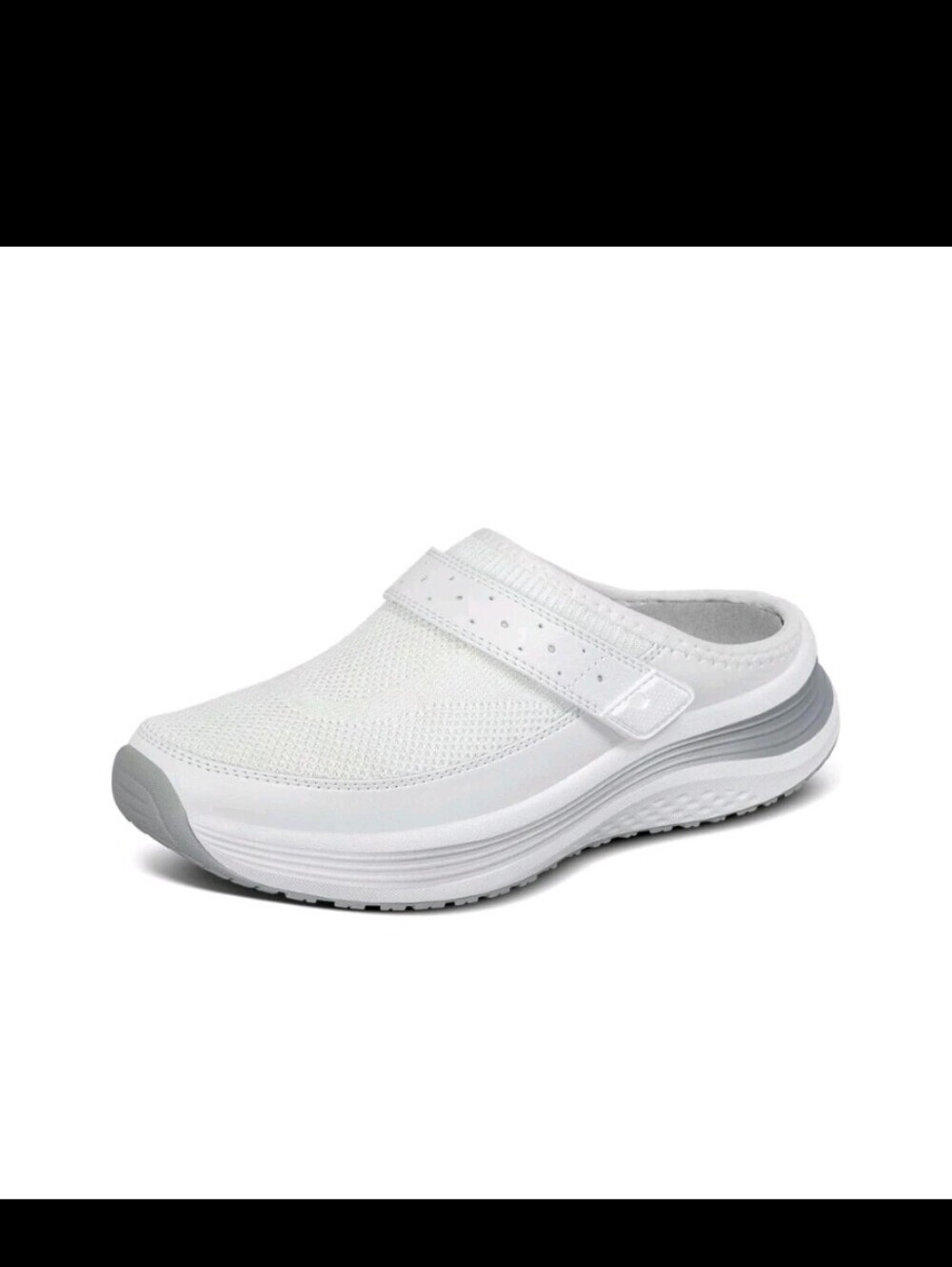 Orthofeet Iris Women's Orthopedic Clog White Slip On Comfort Shoes